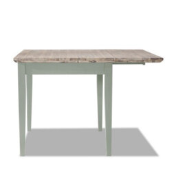 Statement Furniture Florence Square Extendable Kitchen Dining Table In Sage Green - thumbnail 3