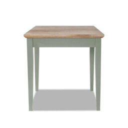Statement Furniture Florence Square Extendable Kitchen Dining Table In Sage Green - thumbnail 5