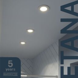 GoodHome Etana White Non-Adjustable Led Neutral White Downlight 4.7W Ip65, Pack Of 3 - thumbnail 5