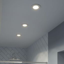 GoodHome Etana White Non-Adjustable Led Neutral White Downlight 4.7W Ip65, Pack Of 3 - thumbnail 2