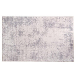 OHS Abstract Rug Washable Carpet Living Room Bedroom Mat, Charcoal - 120 X 170Cm - thumbnail 7