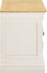 Seconique Bordeaux Small Tv Stand Ivory And Oak  Fully Assembled - thumbnail 5