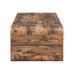 Furniture in Fashion Xono Wooden Coffee Table With Shelf In Rustic Oak - thumbnail 6