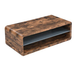 Furniture in Fashion Xono Wooden Coffee Table With Shelf In Rustic Oak - thumbnail 4