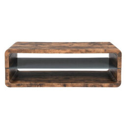 Furniture in Fashion Xono Wooden Coffee Table With Shelf In Rustic Oak - thumbnail 5