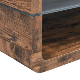 Furniture in Fashion Xono Wooden Coffee Table With Shelf In Rustic Oak - thumbnail 8