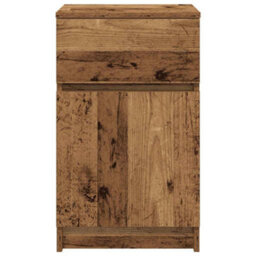 Berkfield Bedside Cabinets 2 Pcs Old Wood 39X35X65 Cm Engineered Wood - thumbnail 7