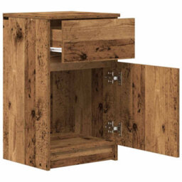 Berkfield Bedside Cabinets 2 Pcs Old Wood 39X35X65 Cm Engineered Wood - thumbnail 6