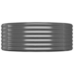 Walplus Garden Raised Bed Galvanised Steel 507X100X36 Cm Anthracite - thumbnail 4