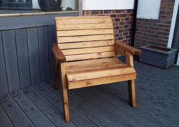 Charles Taylor Trading Charles Taylor Solid Wood Grand Chair - thumbnail 1