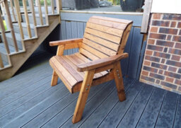 Charles Taylor Trading Charles Taylor Solid Wood Grand Chair - thumbnail 2