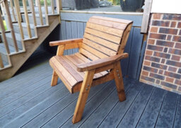 Charles Taylor Trading Charles Taylor Solid Wood Grand Chair - thumbnail 6