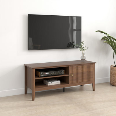 Melody Maison Large Dark Wood Tv Cabinet - Hales Dark Wood Range - image 1