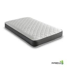 Starlight Beds Cooltouch Foam Free Spring Mattress Quilted Breathable Medium Soft White & Grey European King 160Cm X 200Cm - thumbnail 2