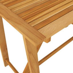 Berkfield Garden Bar Table 140X70X104 Cm Solid Acacia Wood - thumbnail 5