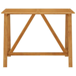 Berkfield Garden Bar Table 140X70X104 Cm Solid Acacia Wood - thumbnail 2