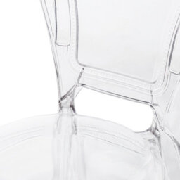 Beliani Set Of 2 Dining Chairs Vermont Transparent - thumbnail 9