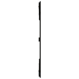 Berkfield Wall Headboard Black 204X3X110 Cm Solid Wood Pine - thumbnail 5