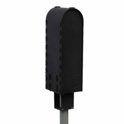Buttercup Farm Eco Rocket Bat Box Crevice With 6M Pole - Recycled Ldpe Plastic/wood - L24 X W25 X H86 Cm - thumbnail 3