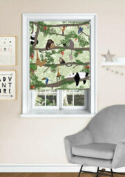Lister Cartwright Asian Rainforest Animal Blackout Roller Blind Child Safety Included (120 Cm Width X 140 Cm Drop) - thumbnail 2