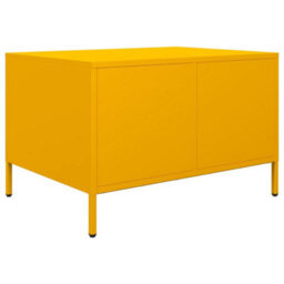 Berkfield Industrial Tv Cabinet Mustard Yellow 68X50X43.5 Cm Cold-Rolled Steel - thumbnail 8