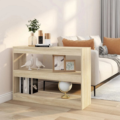 Berkfield Book Cabinet/room Divider Sonoma Oak 100X30X72 Cm - image 1