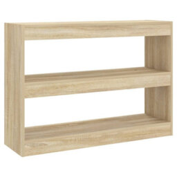 Berkfield Book Cabinet/room Divider Sonoma Oak 100X30X72 Cm - thumbnail 2