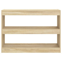 Berkfield Book Cabinet/room Divider Sonoma Oak 100X30X72 Cm - thumbnail 3