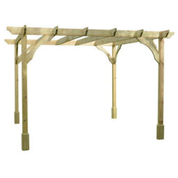 Rutland County Garden Furniture Premium Pergola - Wood - L240 X W480 X H270 Cm - Light Green
