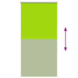 Berkfield Roller Blind Blackout Leaves Green 75X130 Cm Fabric Width 70.7 Cm Polyester - thumbnail 9