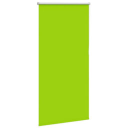 Berkfield Roller Blind Blackout Leaves Green 75X130 Cm Fabric Width 70.7 Cm Polyester - thumbnail 3
