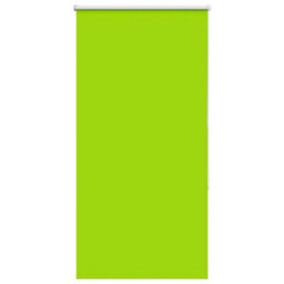 Berkfield Roller Blind Blackout Leaves Green 75X130 Cm Fabric Width 70.7 Cm Polyester - thumbnail 1