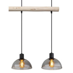 Luminosa Lighting Luminosa Lindi Bar Pendant Ceiling Light Matt Black 3X E27 - thumbnail 5