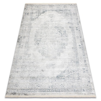 RugsX Distin 0201A White / Blue / Light Green Modern Carpet - Ornament, Fram  140X190 Cm - image 1