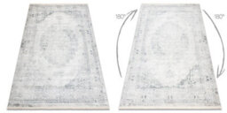 RugsX Distin 0201A White / Blue / Light Green Modern Carpet - Ornament, Fram  140X190 Cm - thumbnail 2