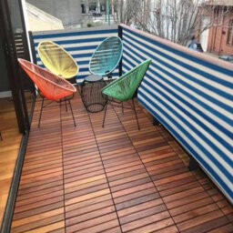 White 0.9X3M Rectangular Shade Sail - thumbnail 1