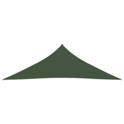 Berkfield Sunshade Sail 160 G/m2 Dark Green 5X5X6 M Hdpe - thumbnail 2
