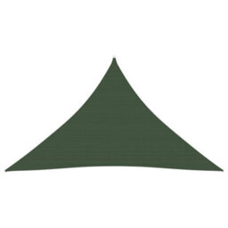Berkfield Sunshade Sail 160 G/m2 Dark Green 5X5X6 M Hdpe - thumbnail 1