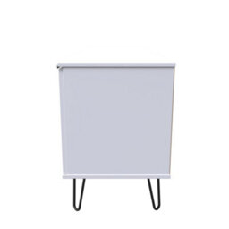 Fuji 2 Door 1 Drawer Wide Tv Unit In White Matt (Ready Assembled) - thumbnail 1
