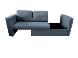 DS Living The Brenta 2 Seater Slide Storage Sofa In Grey, Silver Or Navy - thumbnail 7