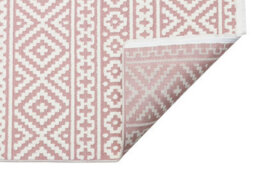 Pink Outdoor Rug, Geometric Stain-Resistant Rug For Patio Decks, 3mm Modern Outdoor Luxurious Area Rug- 160Cm X 220Cm - thumbnail 6