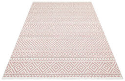 Pink Outdoor Rug, Geometric Stain-Resistant Rug For Patio Decks, 3mm Modern Outdoor Luxurious Area Rug- 160Cm X 220Cm - thumbnail 9