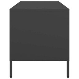 Berkfield Industrial Tv Cabinet Black 101.5X39X43.5 Cm Cold-Rolled Steel - thumbnail 6