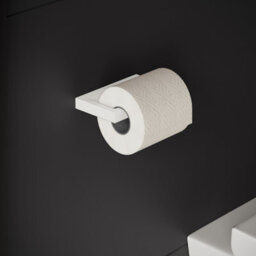 Cosmic Toilet Roll Holder, White Matt, Wall-Mounted, 8,5 Cm. Collection The Grid - thumbnail 2