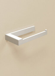 Cosmic Toilet Roll Holder, White Matt, Wall-Mounted, 8,5 Cm. Collection The Grid - thumbnail 1
