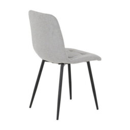 Seconique Fenton Indoor Dining Chair (Pack Of 4) - L54 X W44 X H86.5 Cm - Light Grey Fabric - thumbnail 4