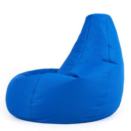 Icon Dalton High Back Adult Gaming Indoor Outdoor Bean Bag Chair, Blue - thumbnail 5