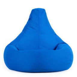 Icon Dalton High Back Adult Gaming Indoor Outdoor Bean Bag Chair, Blue - thumbnail 3
