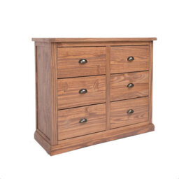 Cabinet Bits Tirolo 6 Drawer Chest Of Drawers Brass Cup Handle