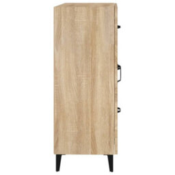Berkfield Stylish Sideboard Sonoma Oak 69.5X34X90 Cm Engineered Wood - thumbnail 7